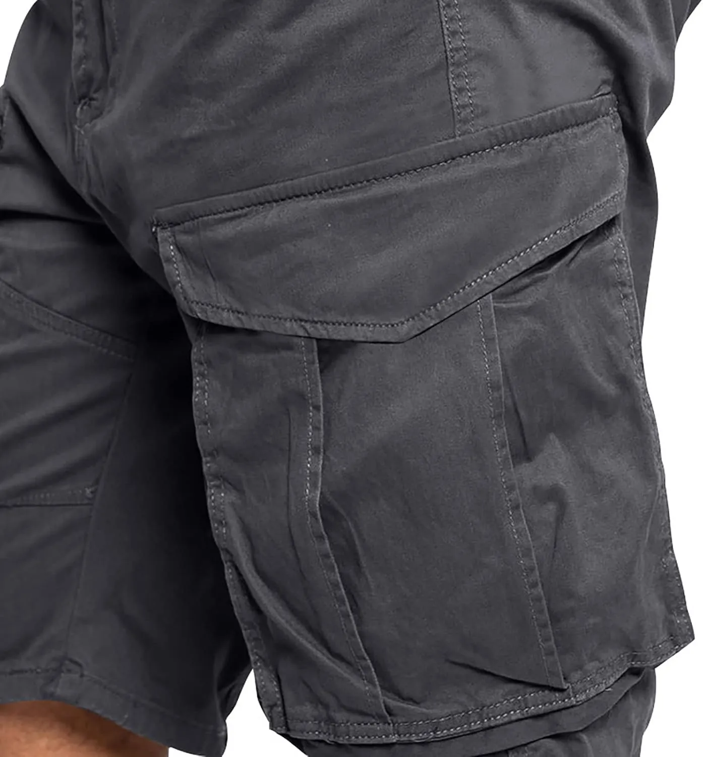 Men's Cargo Shorts Relaxed Fit Camo Short Outdoor Multi-Pocket Cotton Work Casual Shorts with No Belt Outdoor Cargo Shorts