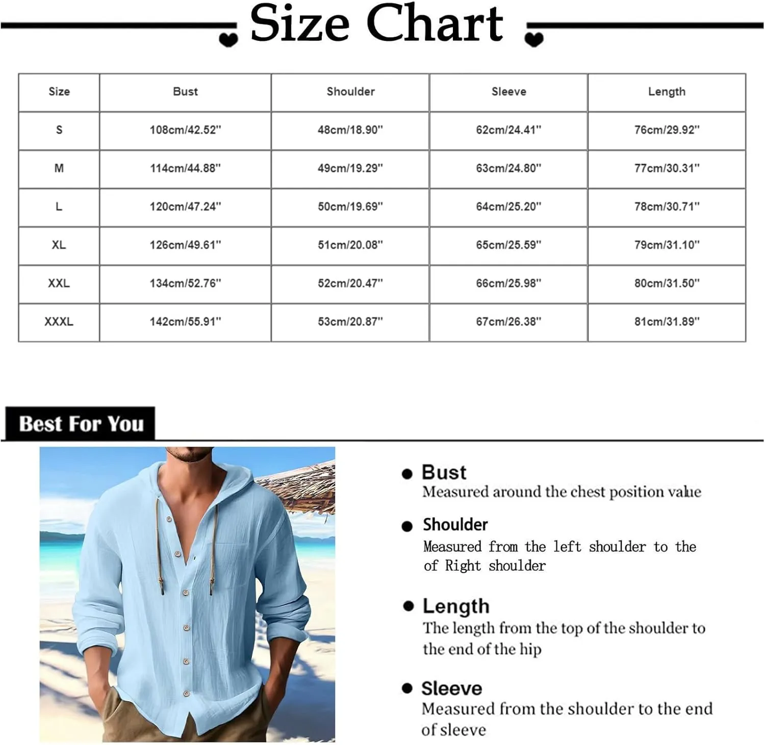Men's Cotton Linen Hoodies Plus Size Loose Solid Color Hooded Sweatshirts Summer Casual Button Down Beach Swim Shirts