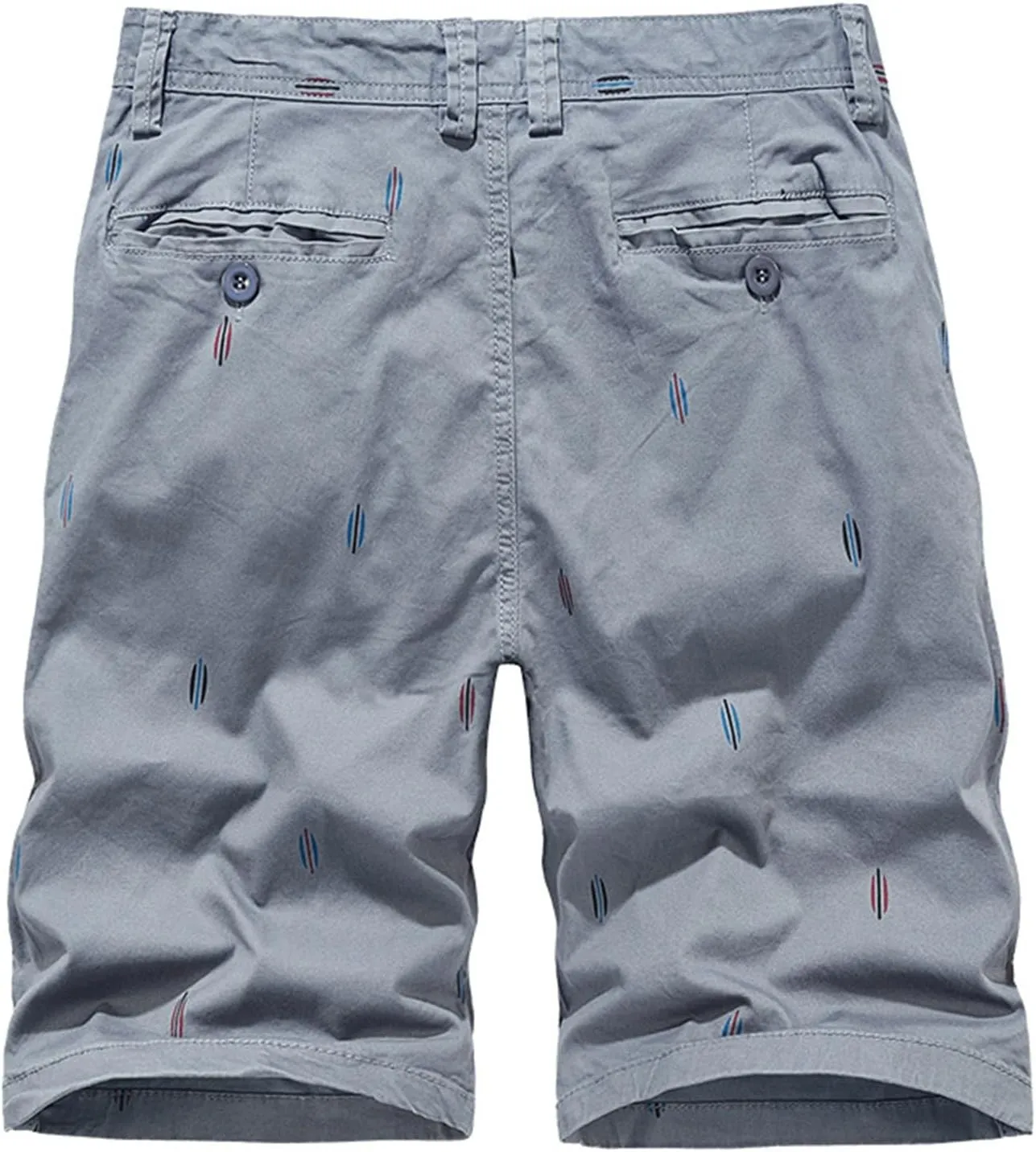 Men's Elastic Waist Cargo Shorts Casual Big and Tall Relaxed Fit Outdoor Work Shorts Cargo Short Outdoor Printed Loose Shorts