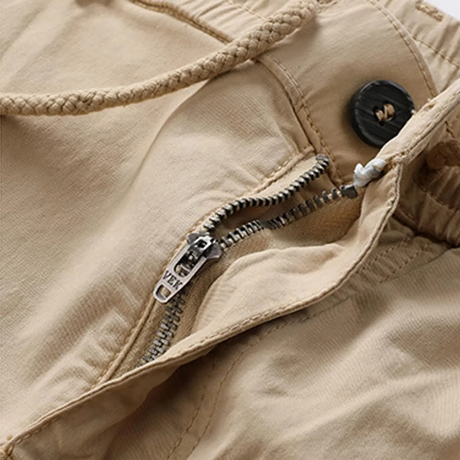 Mens Elastic Waist Long Cargo Shorts 3/4 Relaxed Fit Multi Pockets Stretch Cotton Camo Cargo Shorts for Men