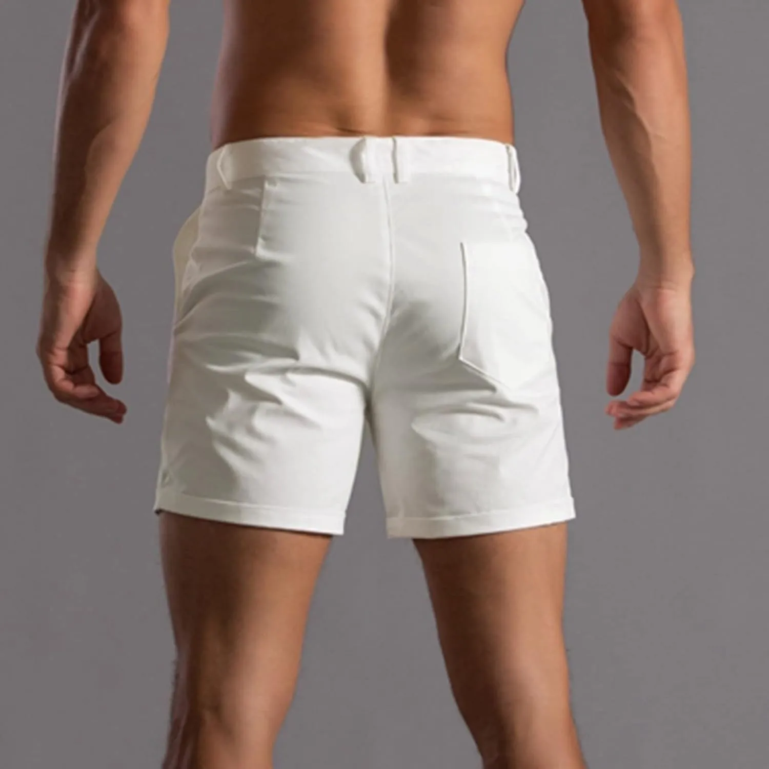 Men's Extreme Motion Regular Fit Synthetic Flat Front Short Comfort Stretch Chino Short Men Shorts Casual Cotton Casual Short