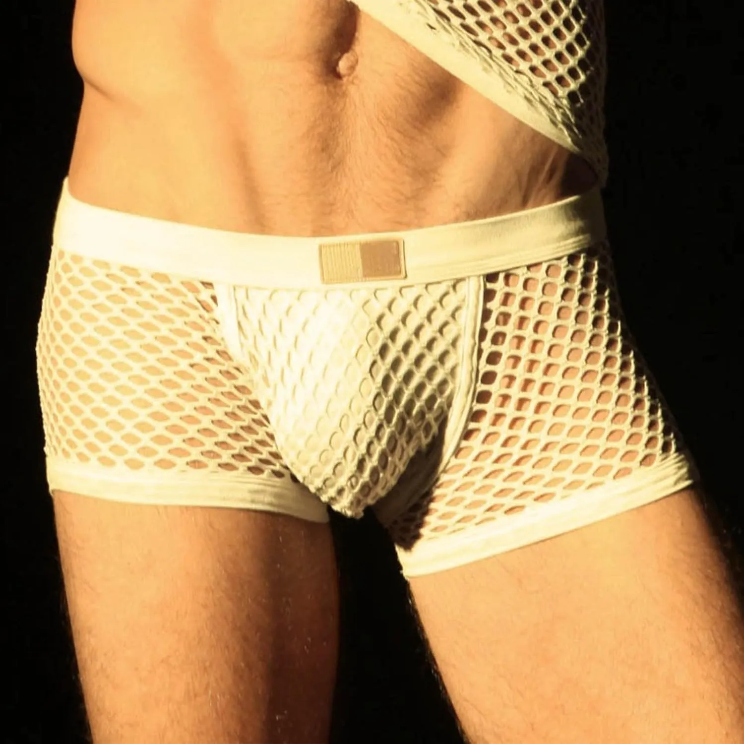 Mens Hammock Pouch Underwear Briefs Sexy Jock Strap Trendy Male Bikini Sports Supporters Breathable Mesh Thongs Soft