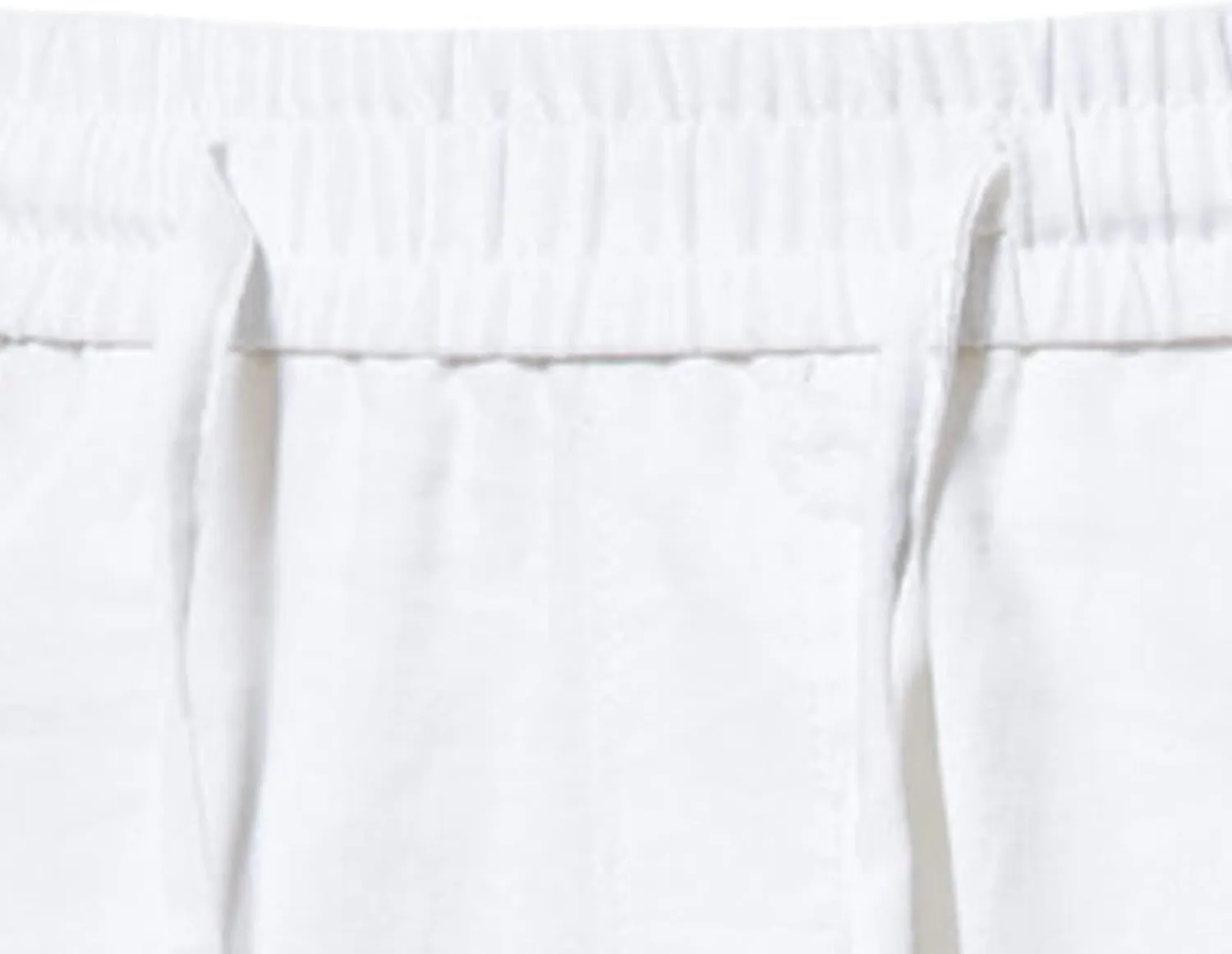Men's Linen Casual Classic Fit 11 Inch Inseam Elastic Waist Shorts with Drawstring Men's Stretch Waist Casual Shorts Pockets