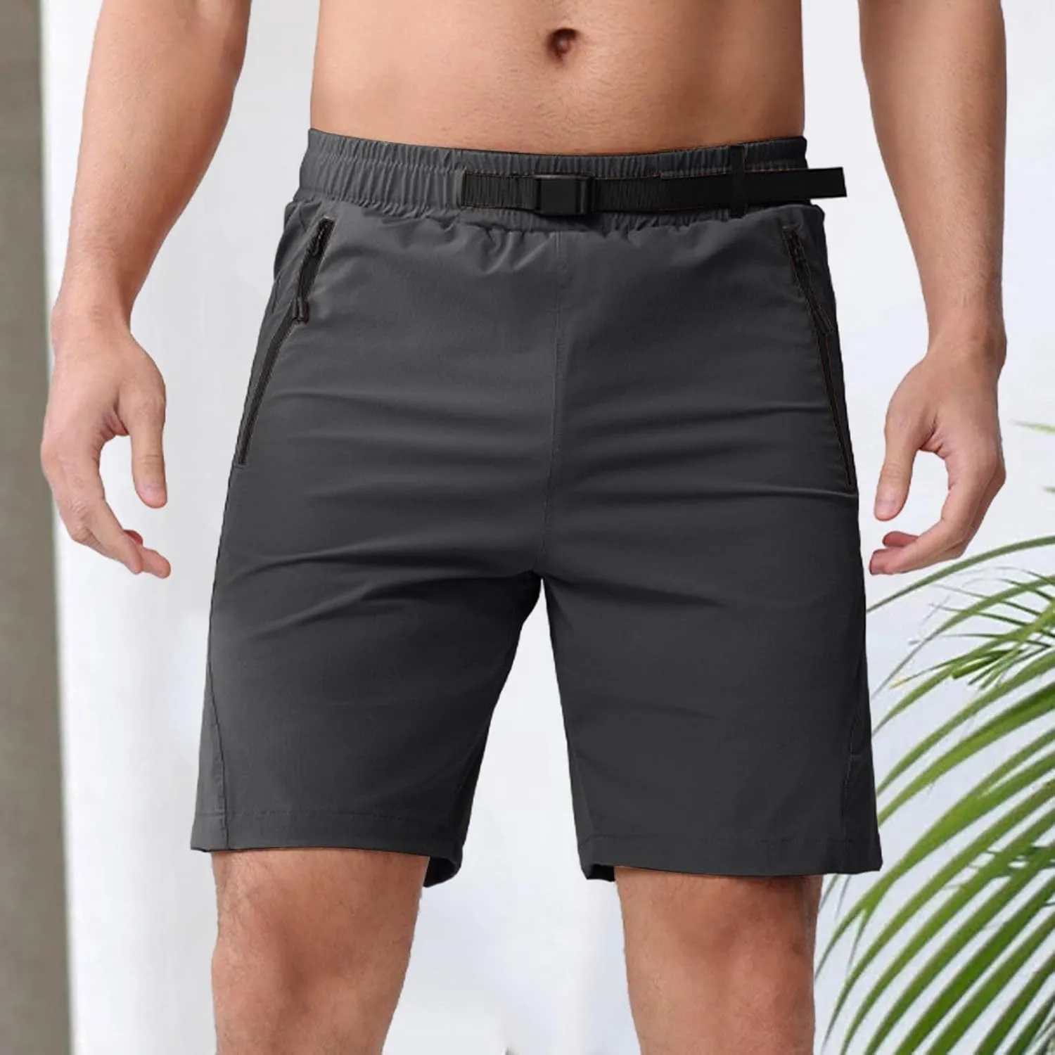 Men's Linerless Workout Shorts - 7'' Quick Dry Running Sports Athletic Gym Shorts with Pockets Gym Shorts Exercise Fit Shorts