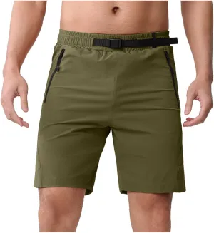 Men's Linerless Workout Shorts - 7'' Quick Dry Running Sports Athletic Gym Shorts with Pockets Gym Shorts Exercise Fit Shorts