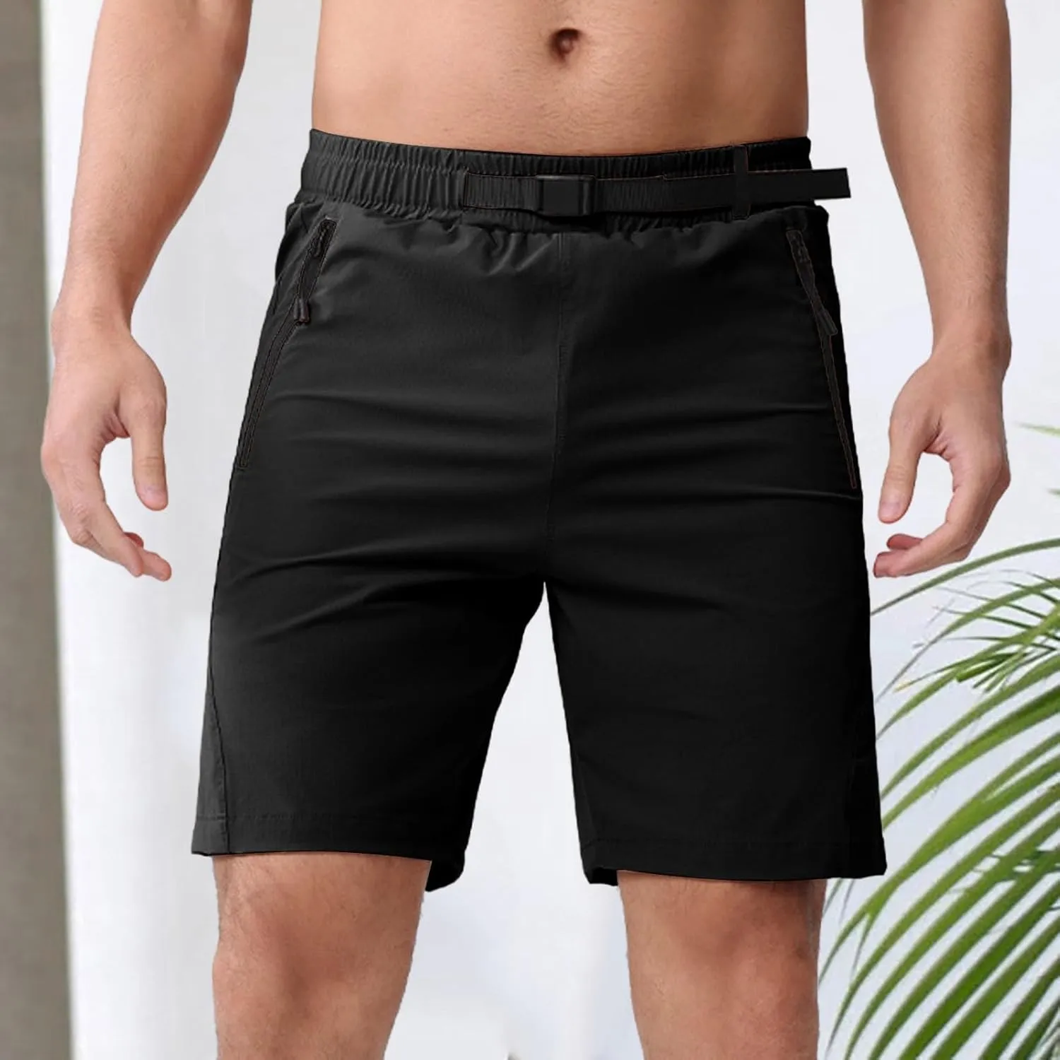 Men's Linerless Workout Shorts - 7'' Quick Dry Running Sports Athletic Gym Shorts with Pockets Gym Shorts Exercise Fit Shorts