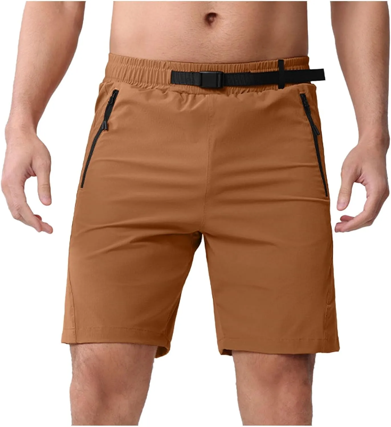 Men's Linerless Workout Shorts - 7'' Quick Dry Running Sports Athletic Gym Shorts with Pockets Gym Shorts Exercise Fit Shorts