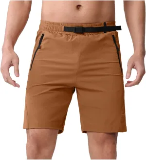 Men's Linerless Workout Shorts - 7'' Quick Dry Running Sports Athletic Gym Shorts with Pockets Gym Shorts Exercise Fit Shorts