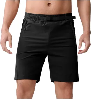Men's Linerless Workout Shorts - 7'' Quick Dry Running Sports Athletic Gym Shorts with Pockets Gym Shorts Exercise Fit Shorts