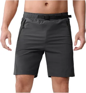 Men's Linerless Workout Shorts - 7'' Quick Dry Running Sports Athletic Gym Shorts with Pockets Gym Shorts Exercise Fit Shorts