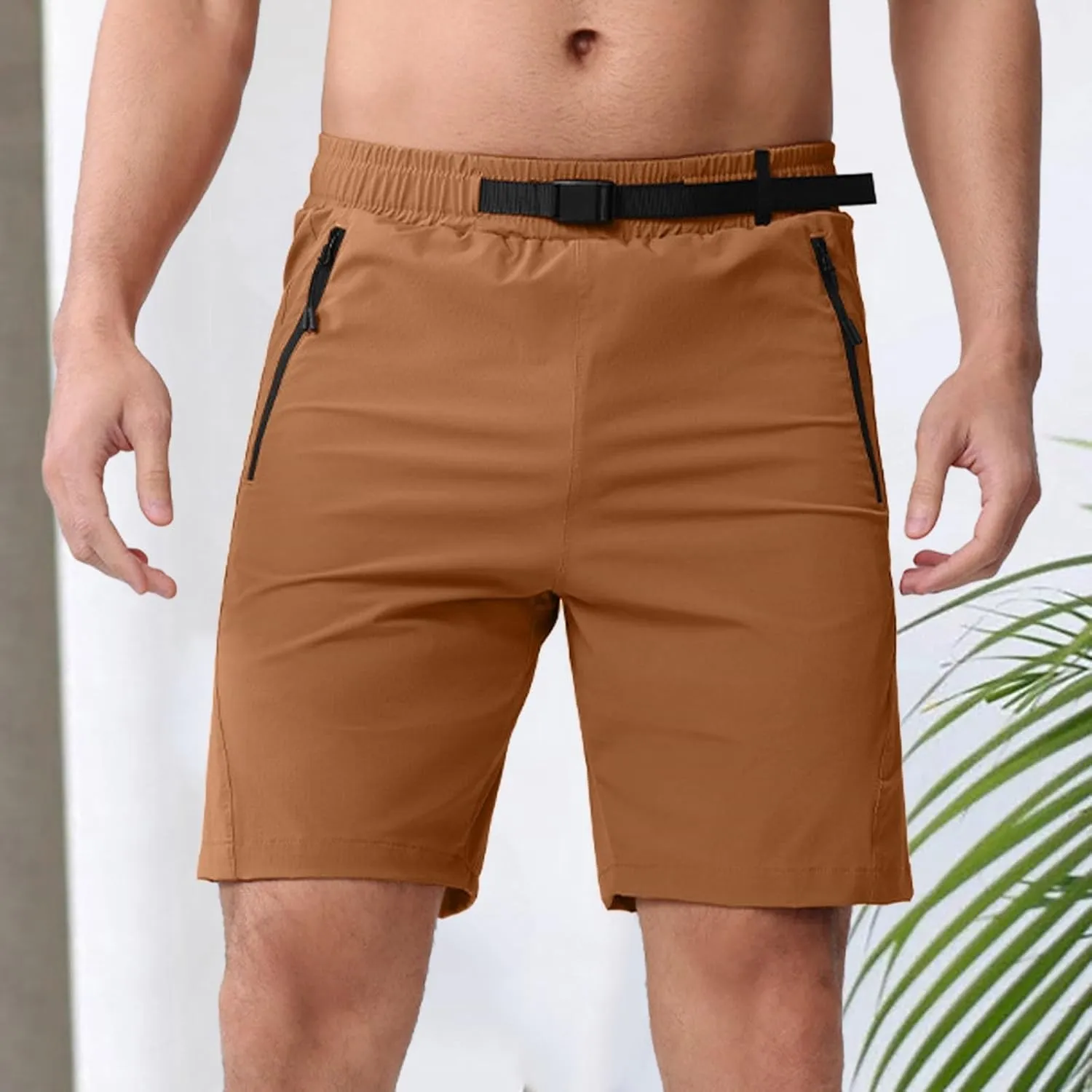 Men's Linerless Workout Shorts - 7'' Quick Dry Running Sports Athletic Gym Shorts with Pockets Gym Shorts Exercise Fit Shorts