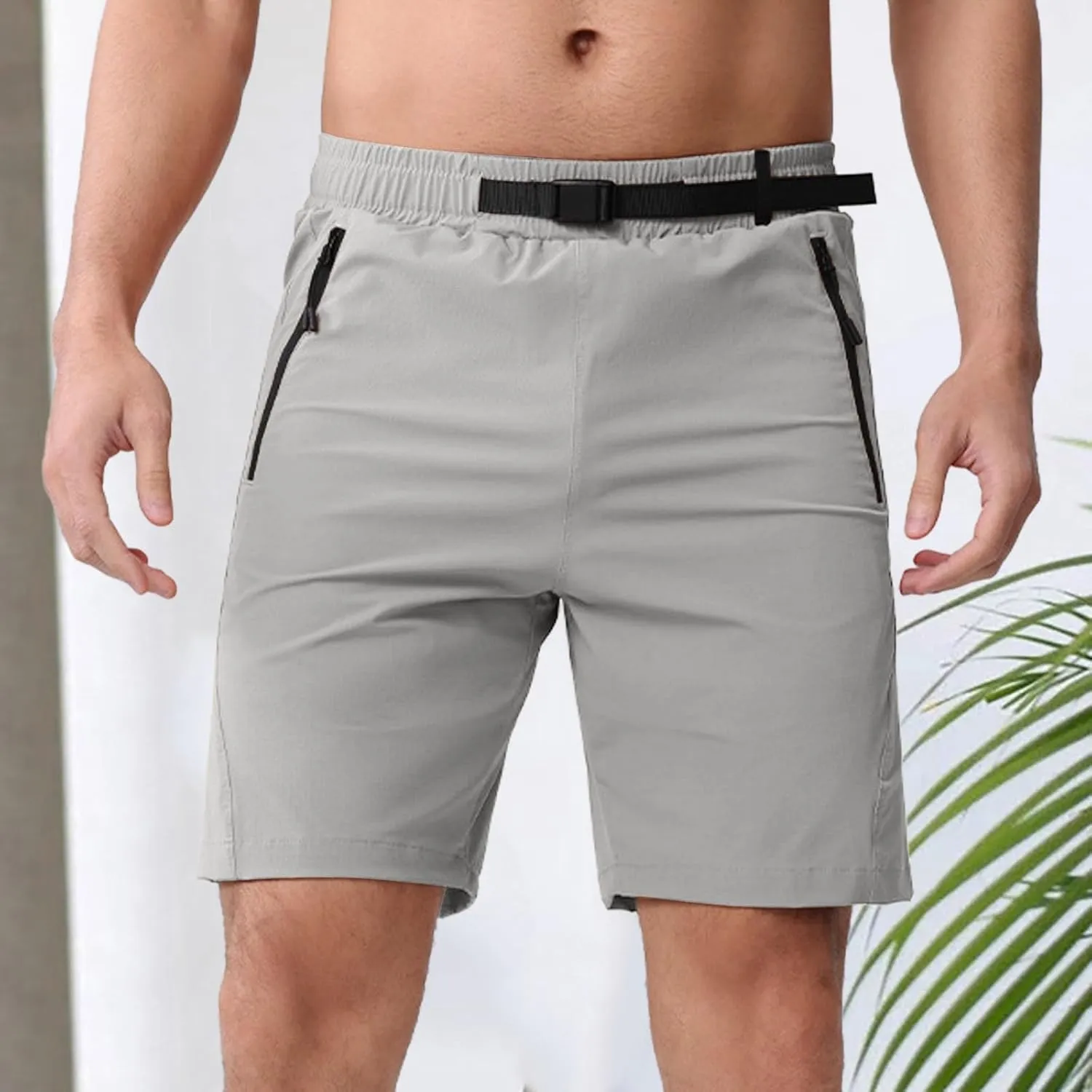 Men's Linerless Workout Shorts - 7'' Quick Dry Running Sports Athletic Gym Shorts with Pockets Gym Shorts Exercise Fit Shorts