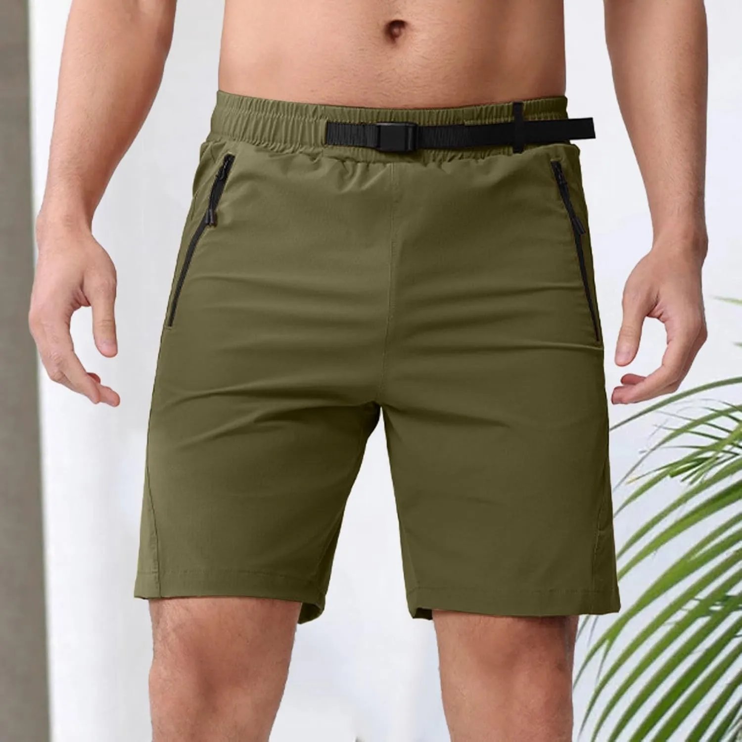 Men's Linerless Workout Shorts - 7'' Quick Dry Running Sports Athletic Gym Shorts with Pockets Gym Shorts Exercise Fit Shorts