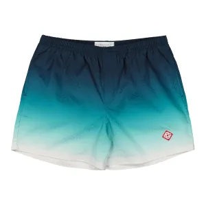 Mens Printed Jacquard Swim Shorts