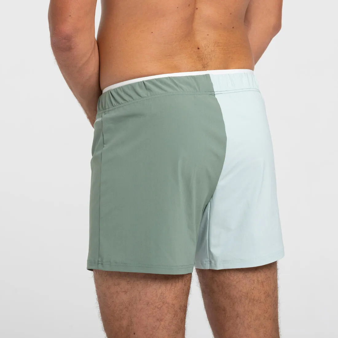 Men’s short swimming shorts 100 camo