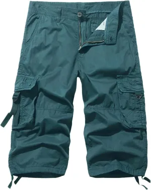 Mens Shorts Quick Dry Hiking Shorts Men's Cargo Casual Outdoor 4-Way Stretchy Lightweight Summer Short with Multi Pockets