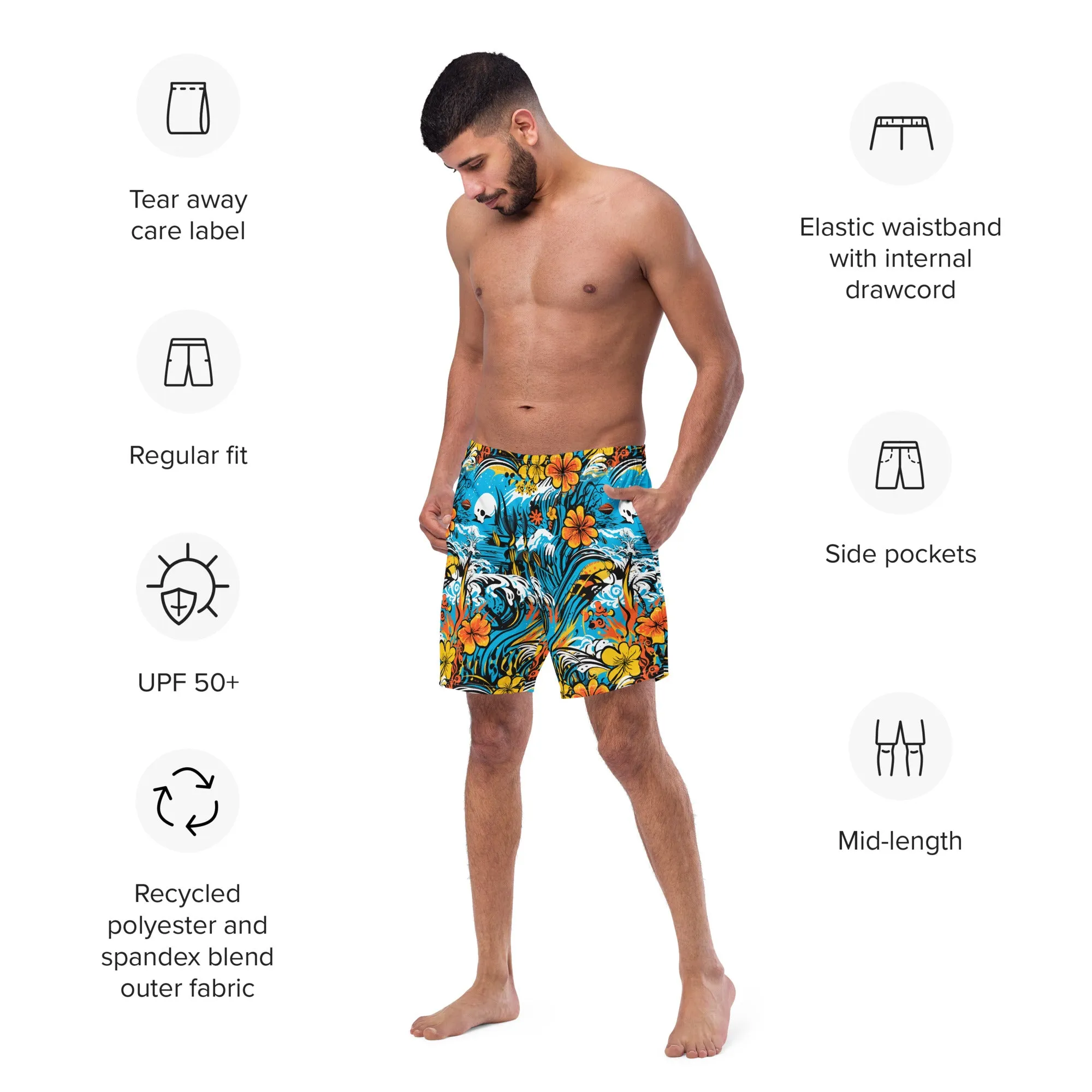 Men's Swim Trunks - Dangerous Summer 001