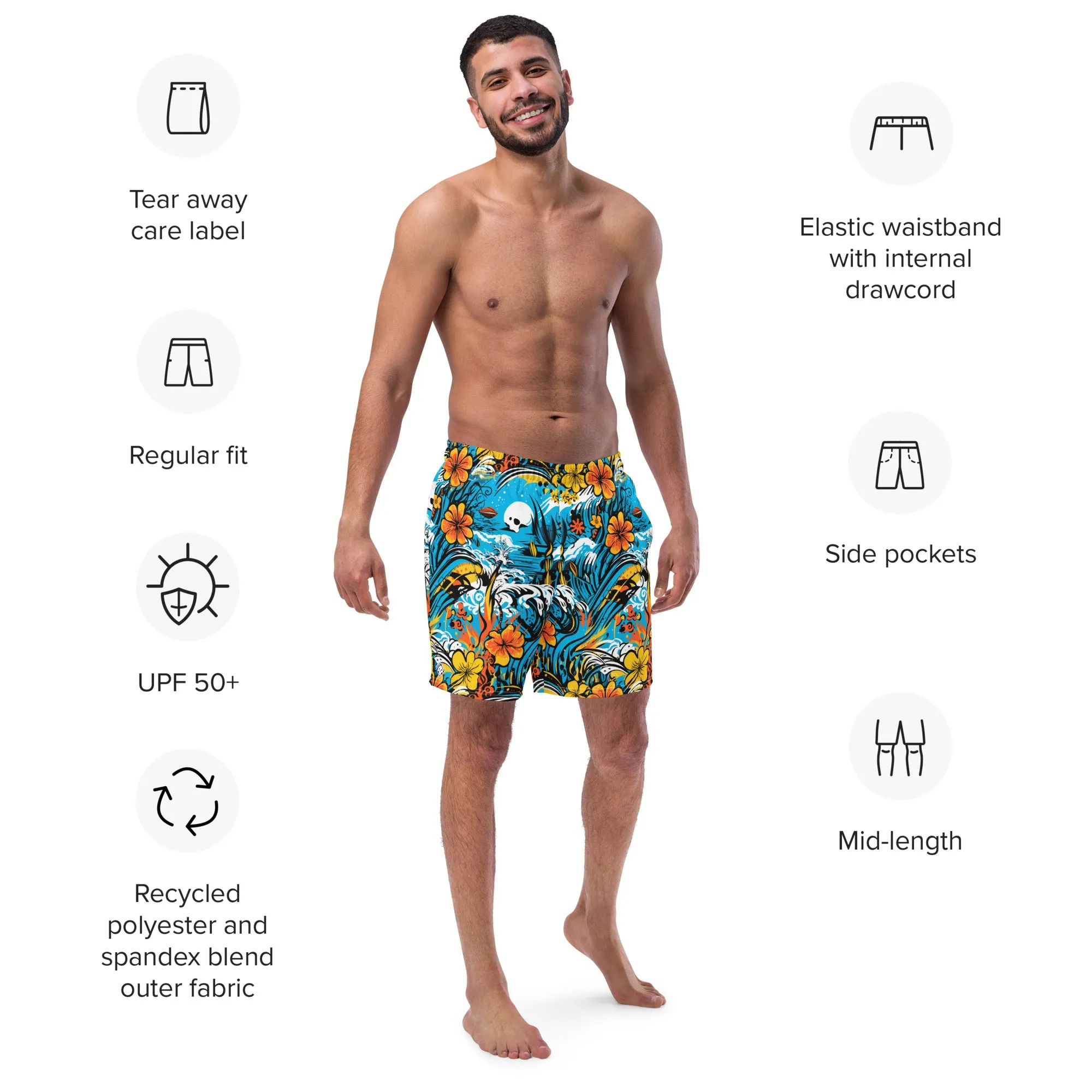 Men's Swim Trunks - Dangerous Summer 001
