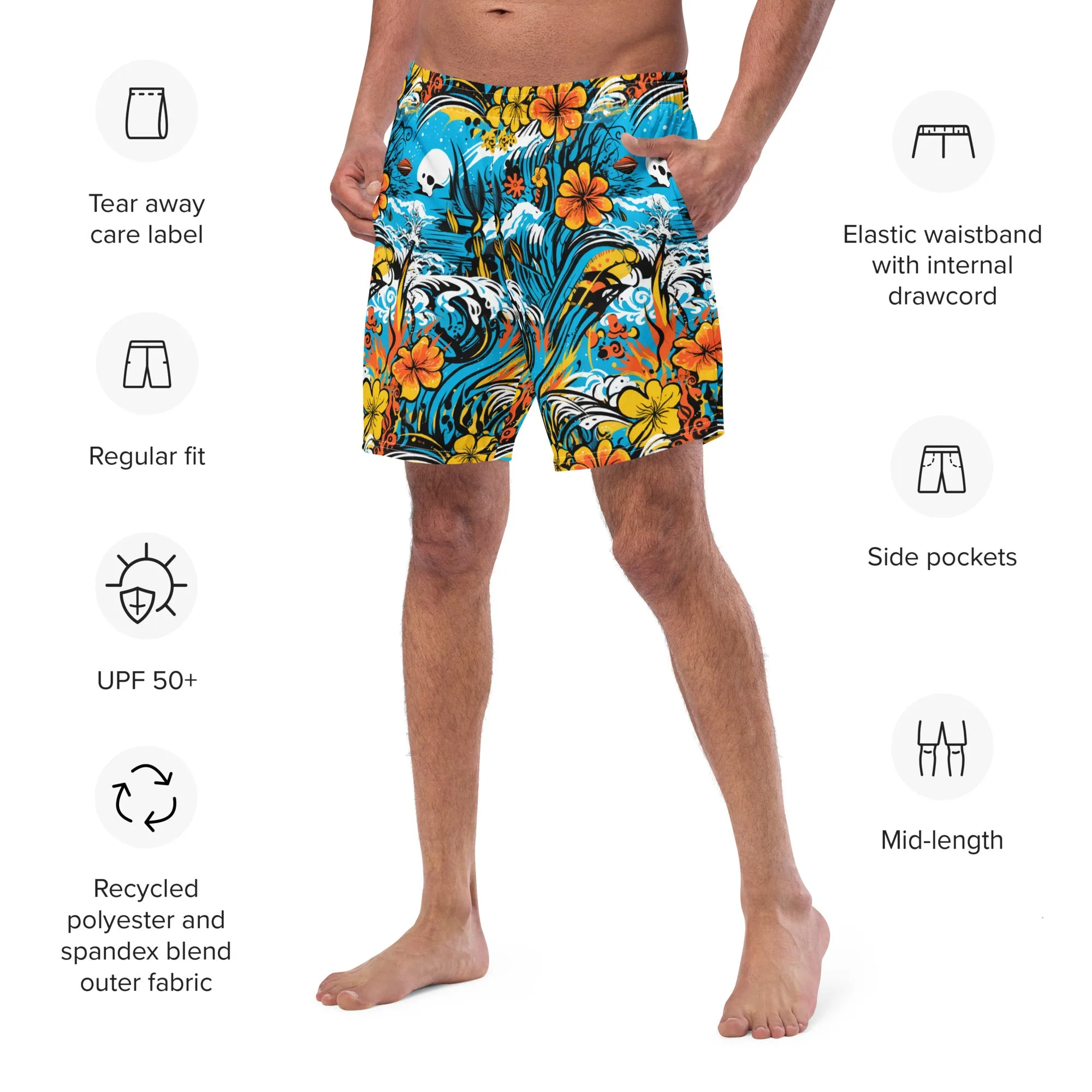 Men's Swim Trunks - Dangerous Summer 001