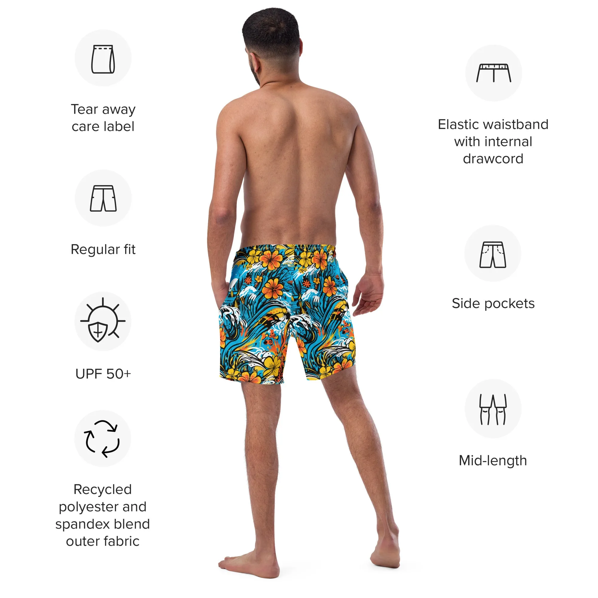 Men's Swim Trunks - Dangerous Summer 001
