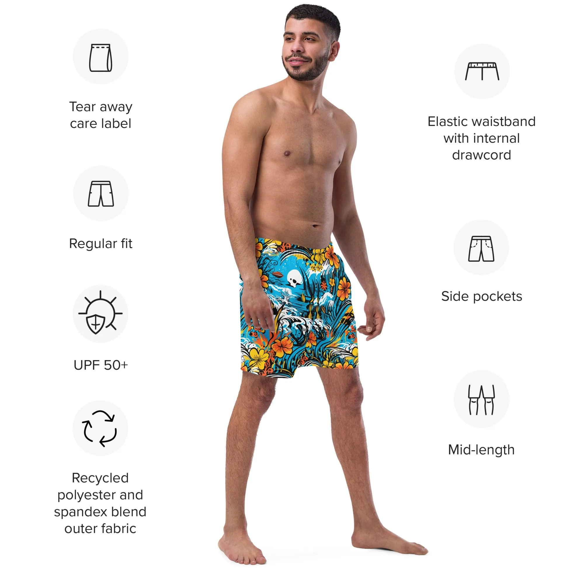 Men's Swim Trunks - Dangerous Summer 001