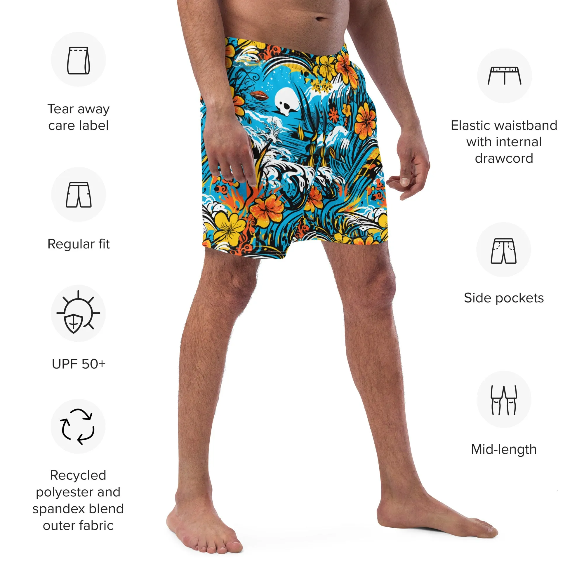 Men's Swim Trunks - Dangerous Summer 001