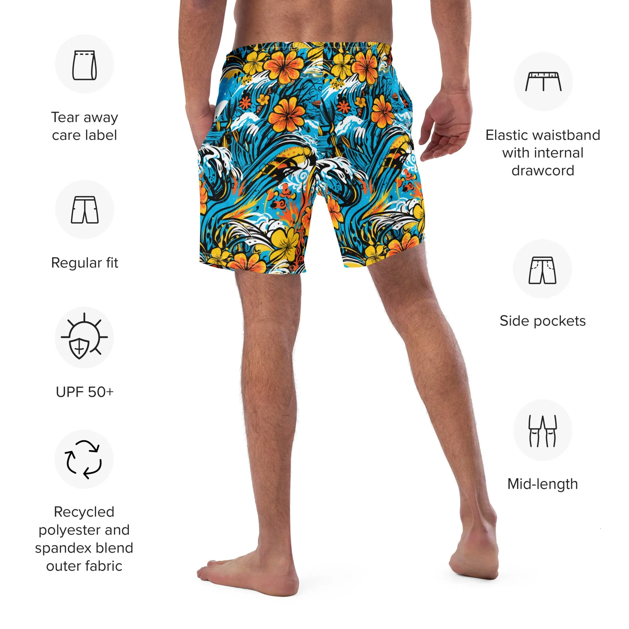 Men's Swim Trunks - Dangerous Summer 001