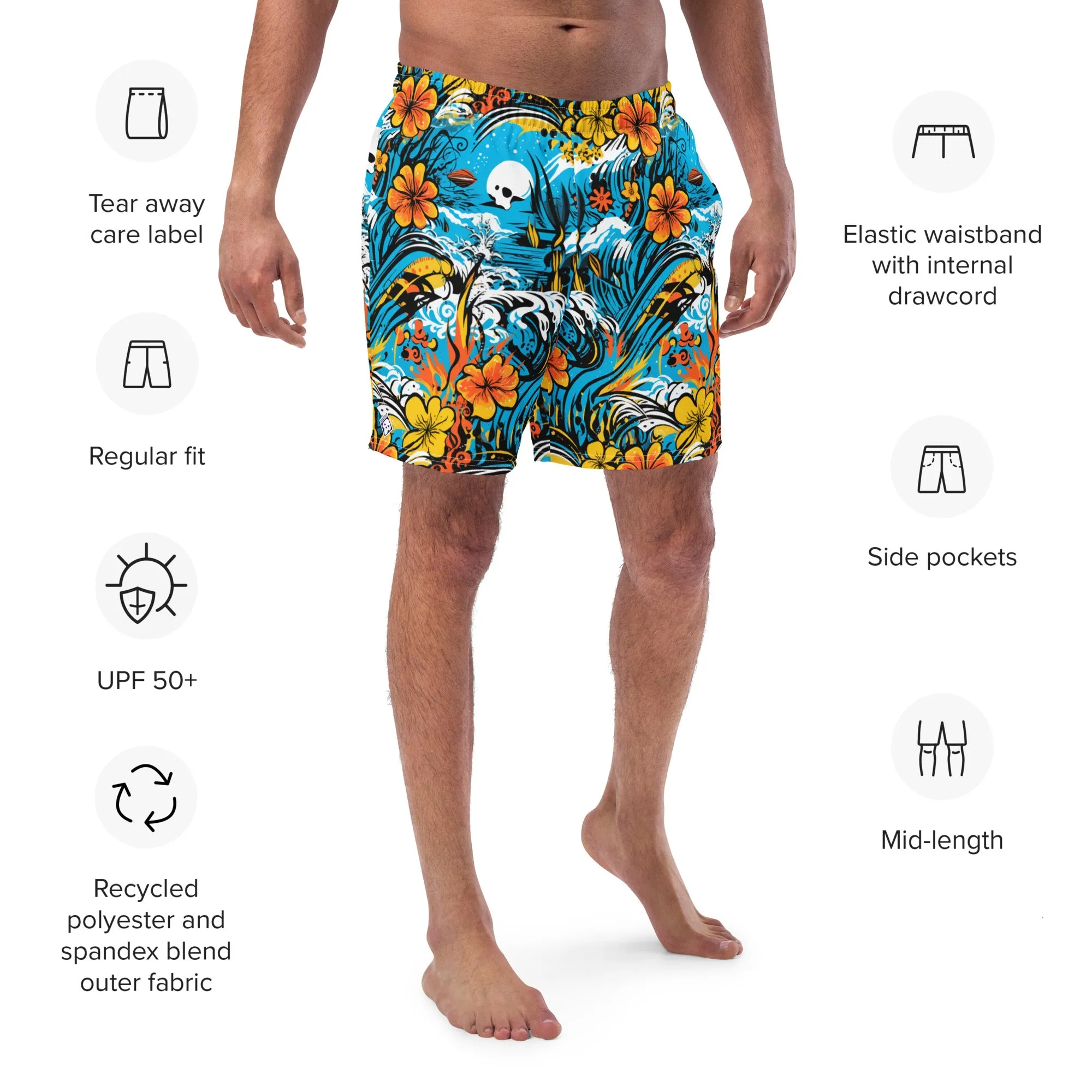 Men's Swim Trunks - Dangerous Summer 001