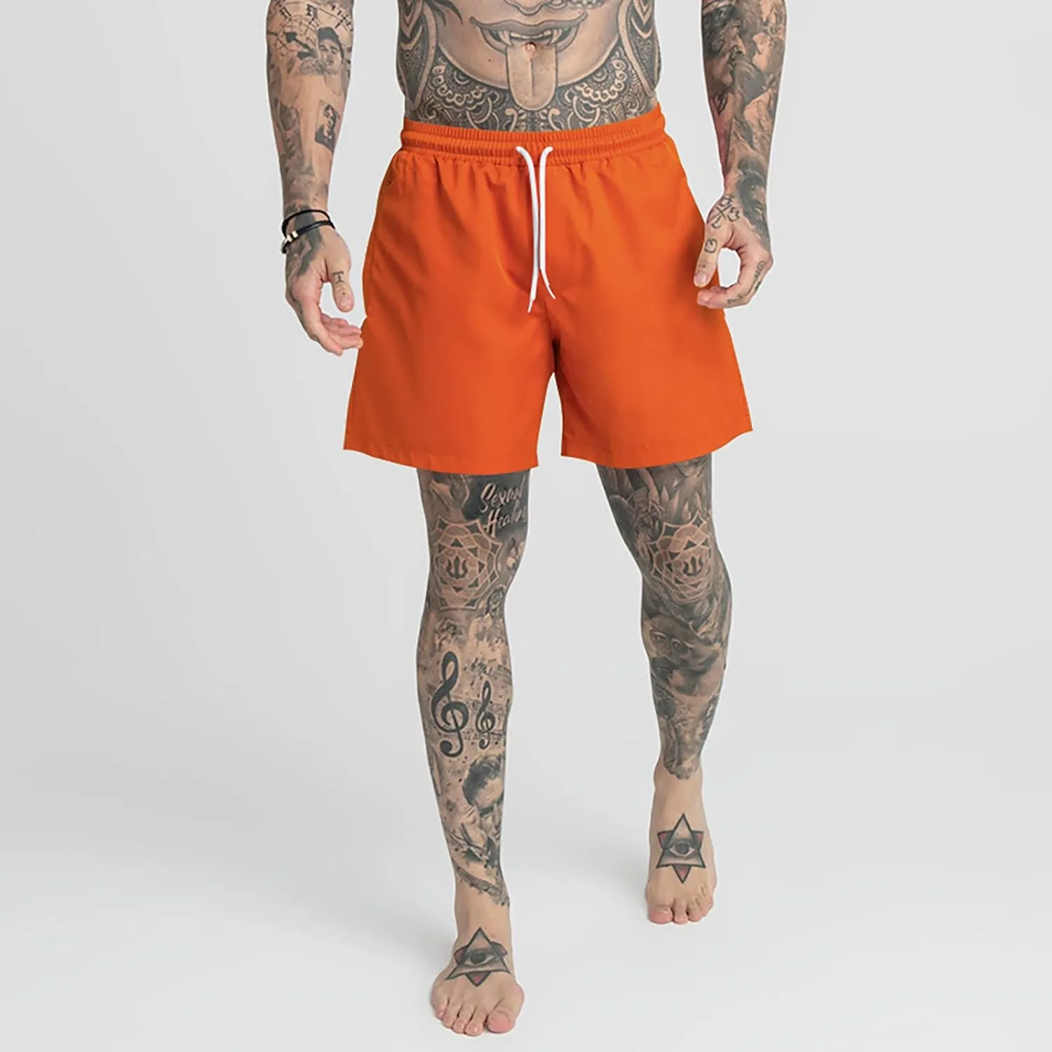 Men's Swim Trunks Quick Dry Bathing Suits with Mesh Lining Swimwear Swim Shorts Men Shorts Casual with Elastic Waist