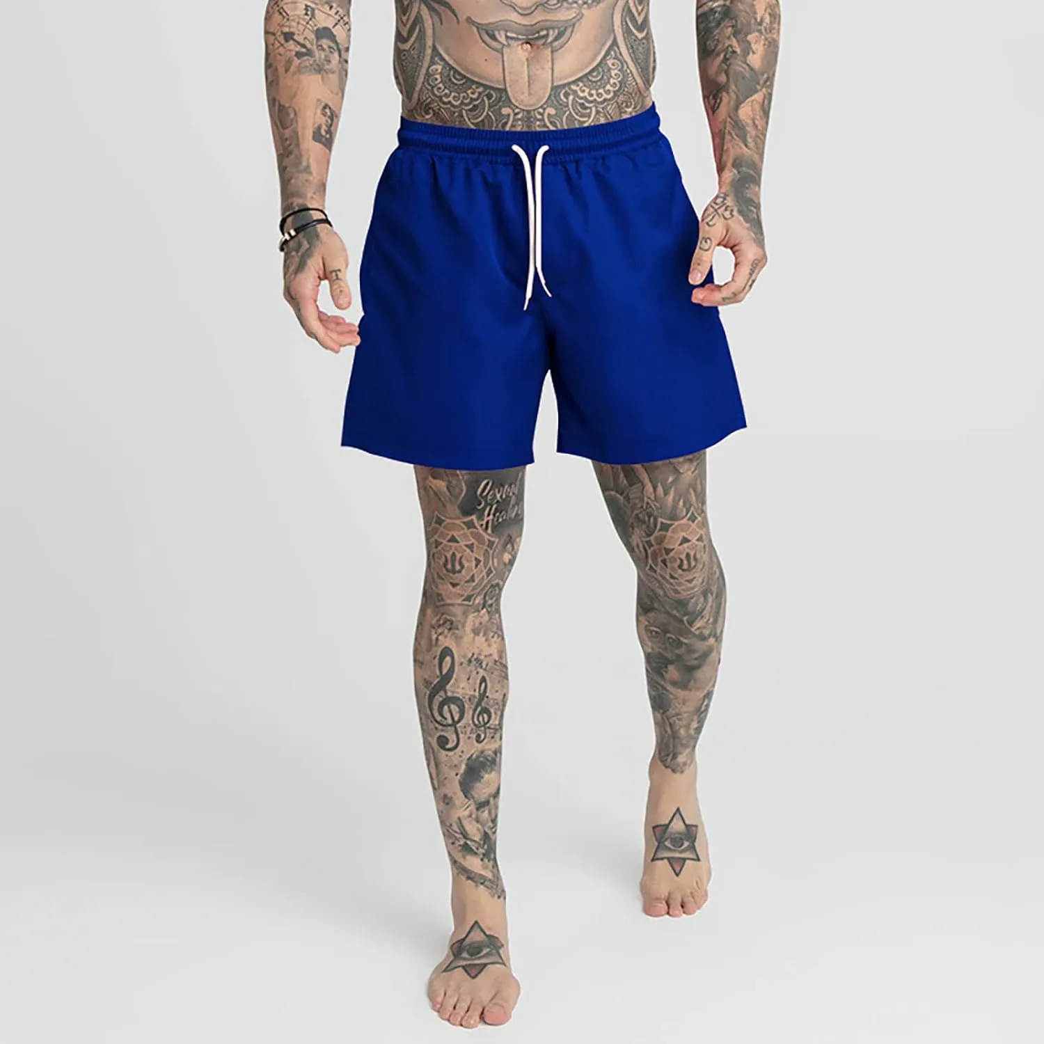 Men's Swim Trunks Quick Dry Bathing Suits with Mesh Lining Swimwear Swim Shorts Men Shorts Casual with Elastic Waist