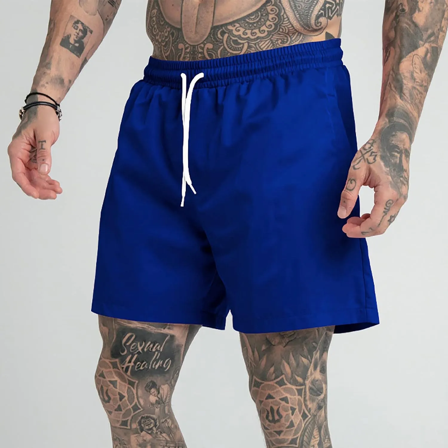 Men's Swim Trunks Quick Dry Bathing Suits with Mesh Lining Swimwear Swim Shorts Men Shorts Casual with Elastic Waist