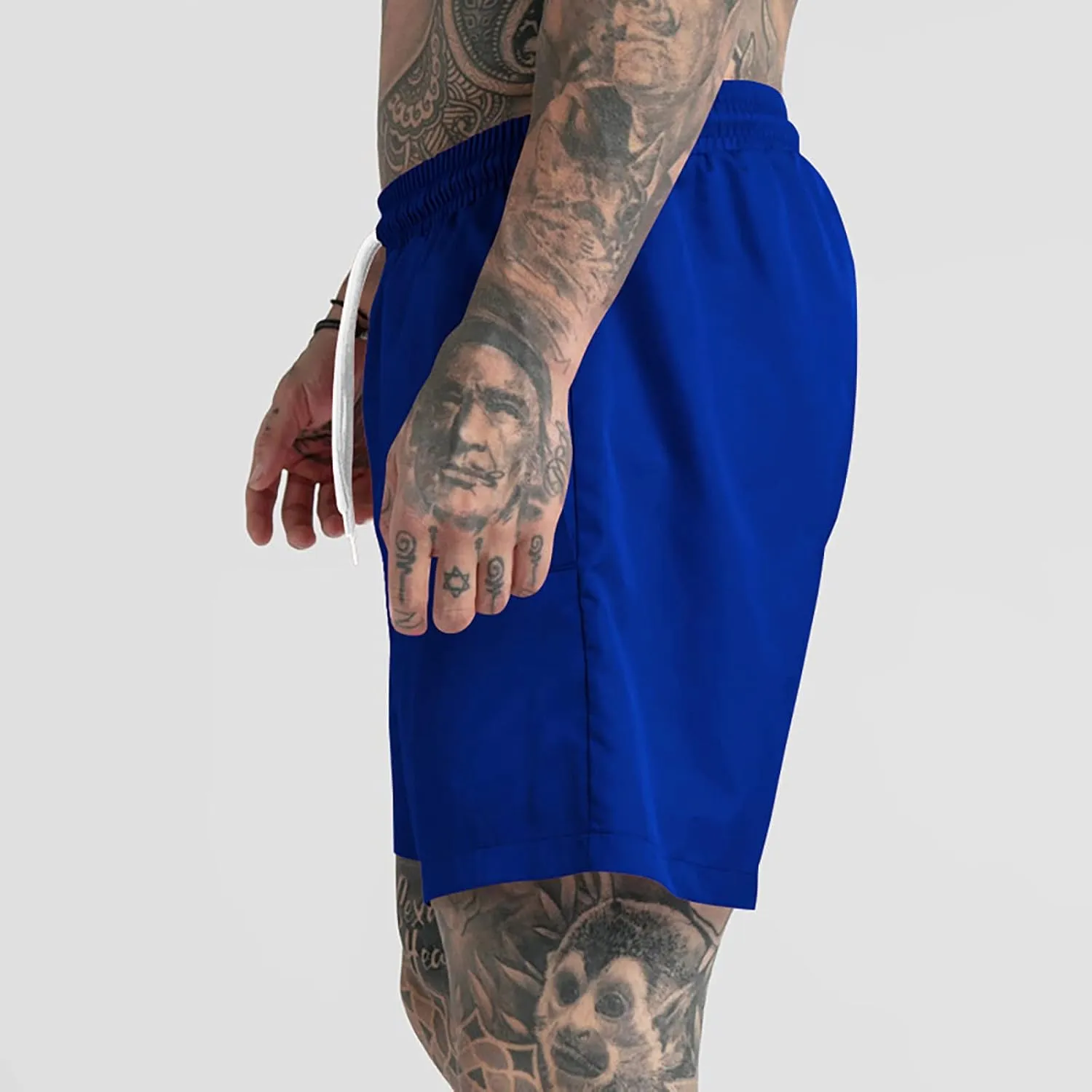 Men's Swim Trunks Quick Dry Bathing Suits with Mesh Lining Swimwear Swim Shorts Men Shorts Casual with Elastic Waist