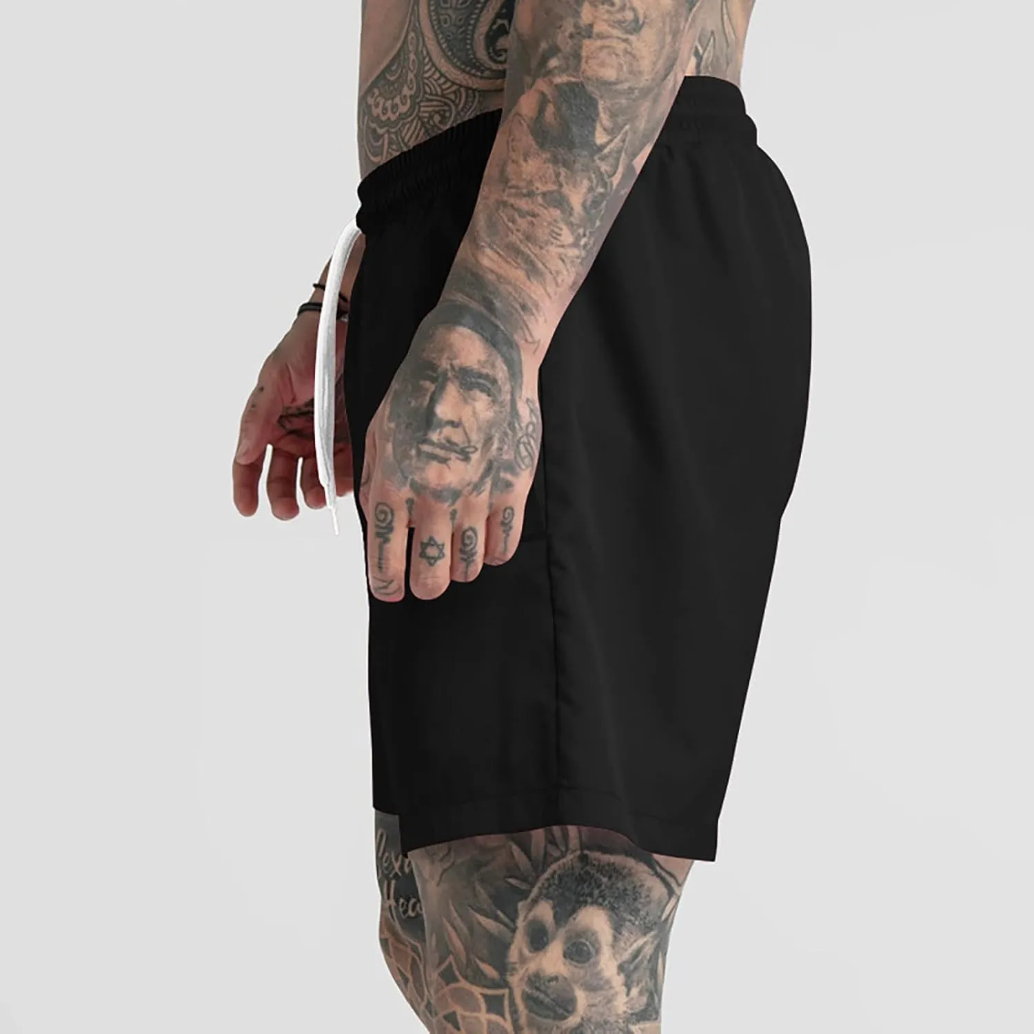 Men's Swim Trunks Quick Dry Bathing Suits with Mesh Lining Swimwear Swim Shorts Men Shorts Casual with Elastic Waist
