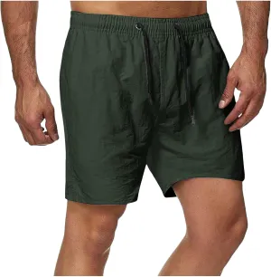 Men's Swim Trunks Quick Dry Beach Shorts with Zipper Pockets and Mesh Lining Men's Beach Shorts Swim Trunks