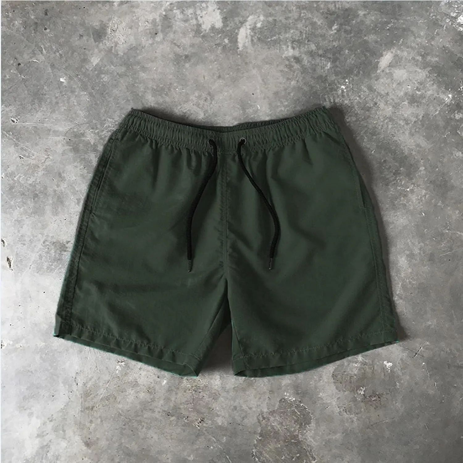 Men's Swim Trunks Quick Dry Beach Shorts with Zipper Pockets and Mesh Lining Men's Beach Shorts Swim Trunks