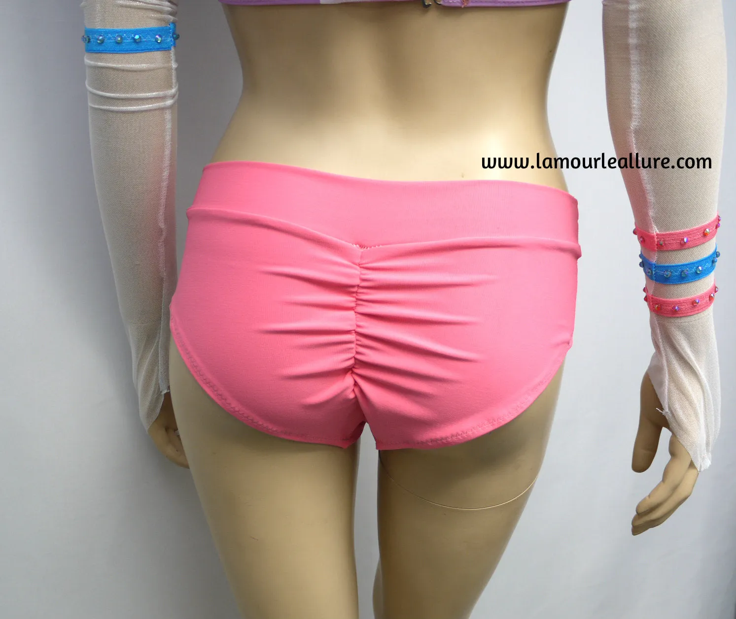 Mermaid Sylveon Inspired Costume Rave Top and Scrunchie bottom