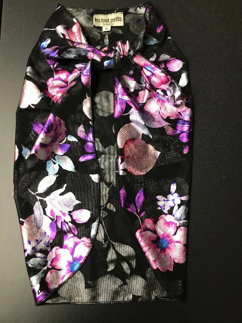 METALLIC FLORAL SARONG