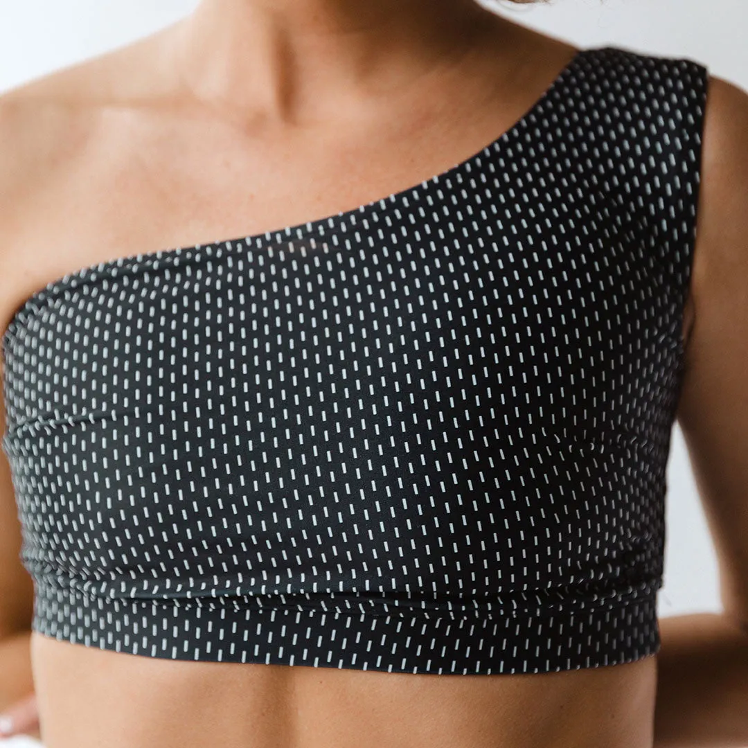 Midnight Dash Icon Swim Crop