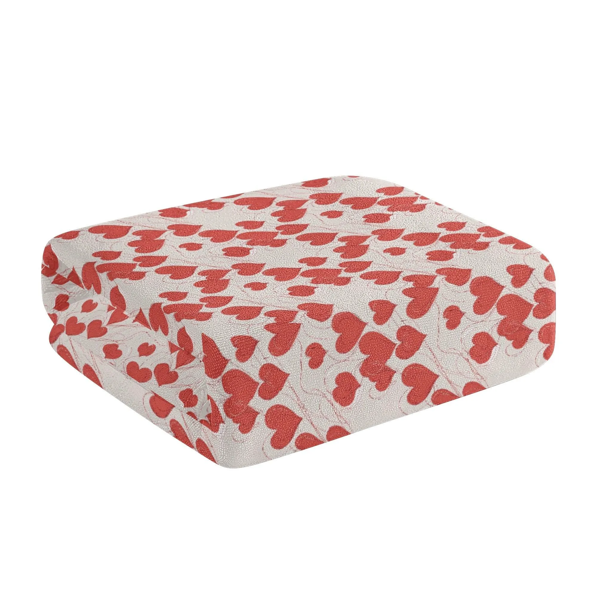 Minimal Hearts Bath Towel