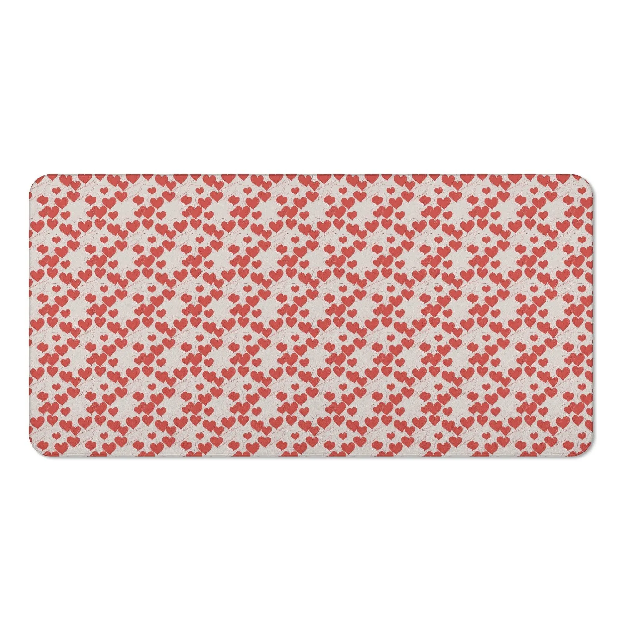 Minimal Hearts Bath Towel