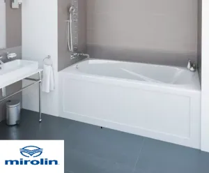 Mirolin Phoenix 60 in. W x 30 in. D x 20 in. H Skirted Bathtub Left Drain White *** PICKUP IN STORE ONLY ***