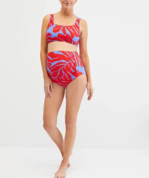 Motherhood Maternity Beach Bump™ High Waisted 2-Piece Bikini Set UPF 50 