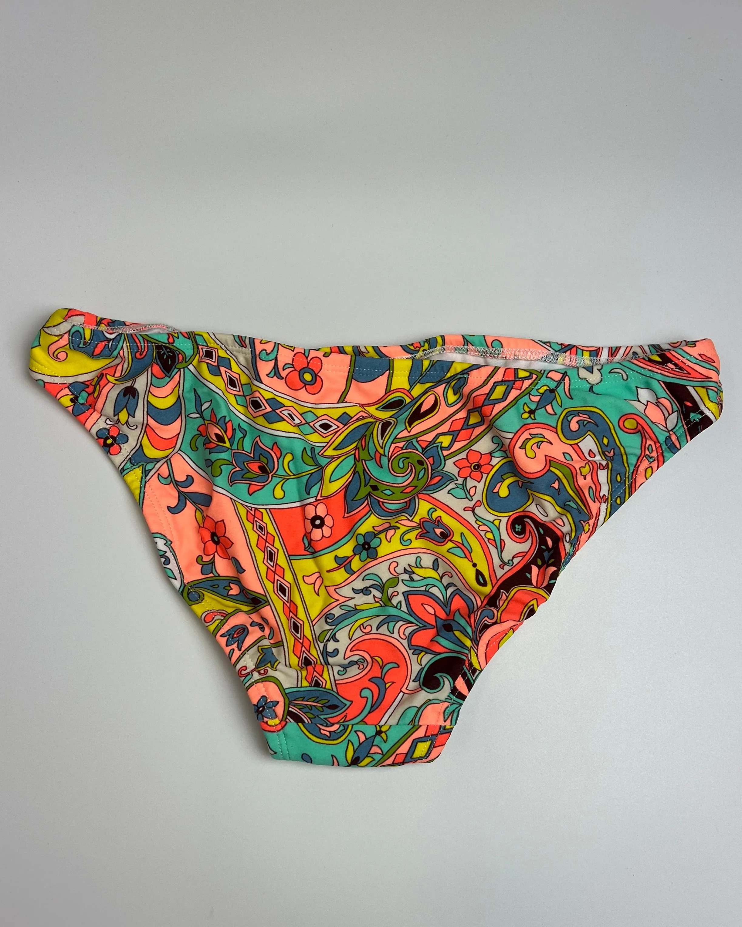 Multi-Color Abstract Swim Bottom - Small