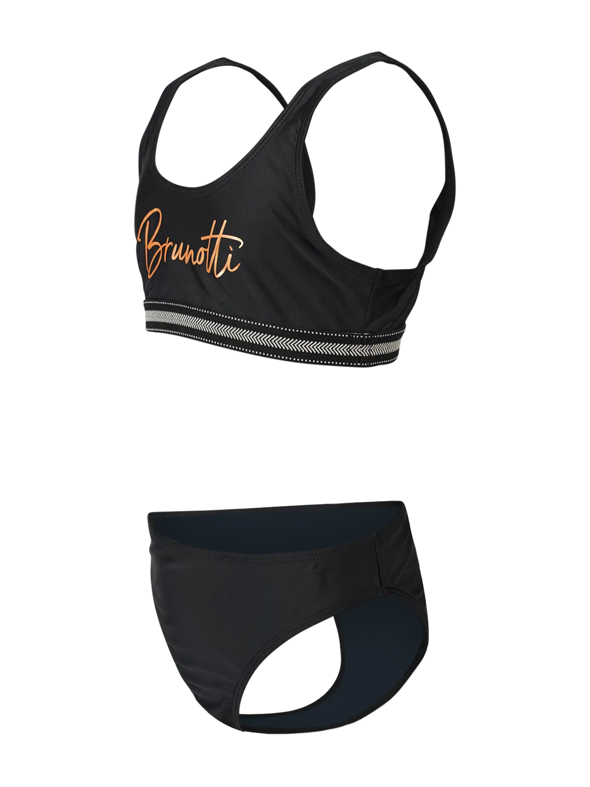 Mya Girls Sports Bikini Set | Black