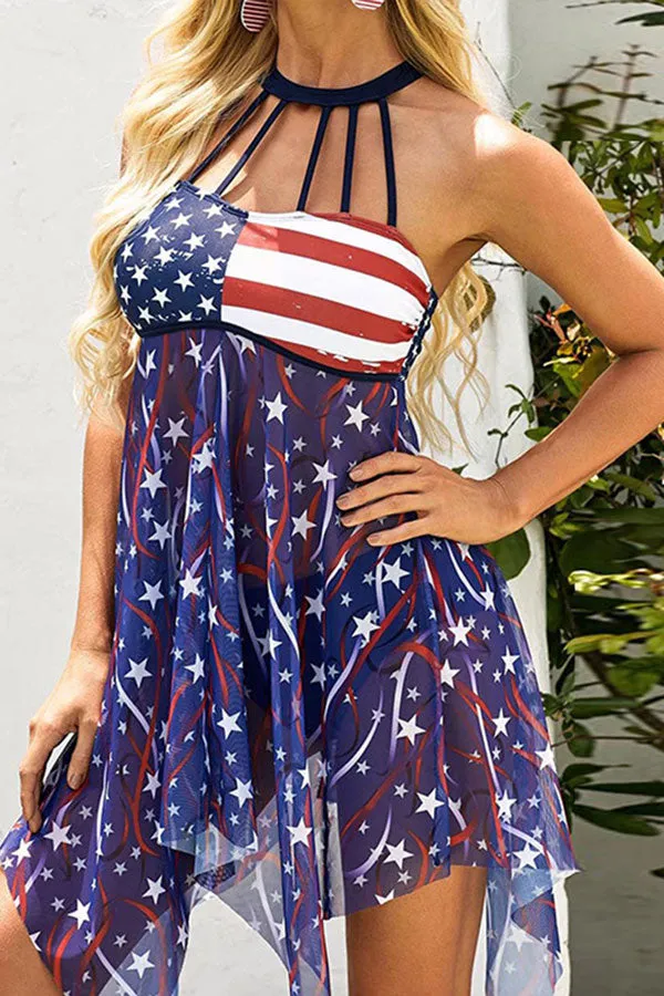 National Flag Sweet Tankini