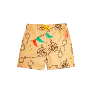 Nautical AOP Swim Shorts by Mini Rodini