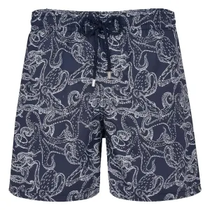 Navy ‘Poulpes Bicolores’ Moorea Swim Shorts