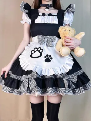 Neko cosplay maid dress