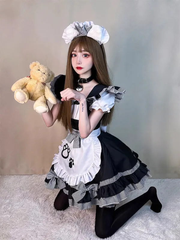 Neko cosplay maid dress