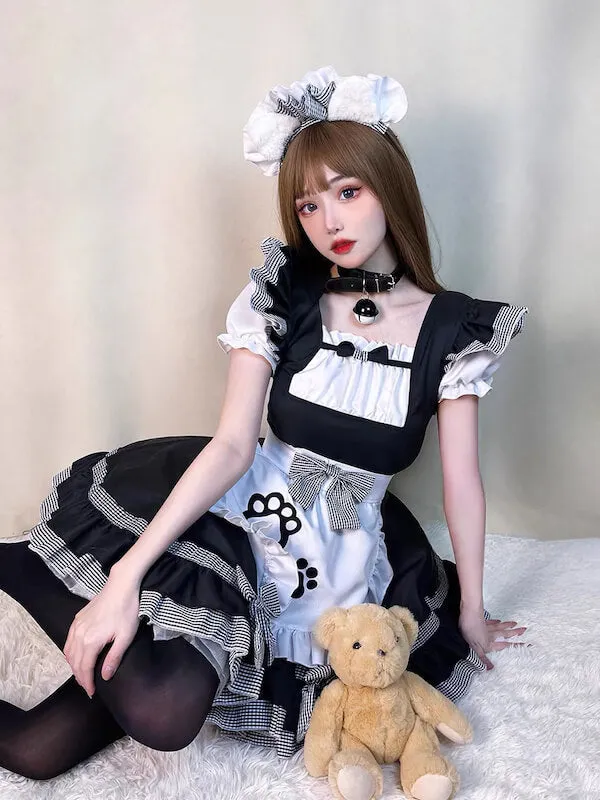 Neko cosplay maid dress
